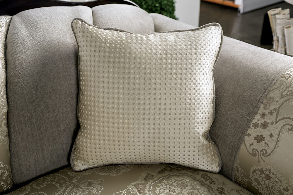 Furniture of America - Newdale Sofa + Loveseat in Ivory - SM6425-2PC View 3