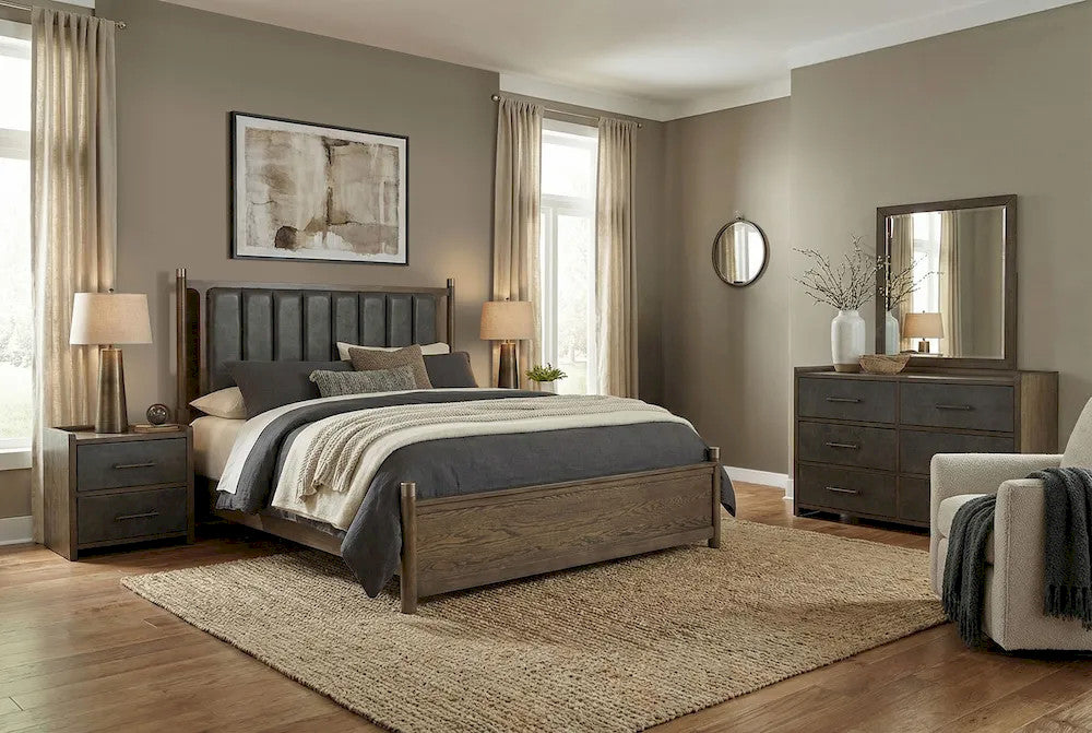 Furniture of America - Newent - 4 Pc. Queen Bedroom Set - FM74009DW-Q-4PC view 1