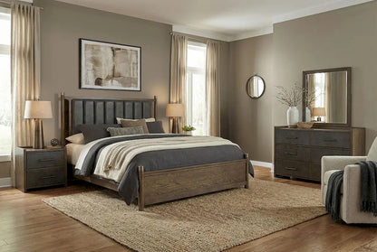Furniture of America - Newent - 5 Pc. Queen Bedroom Set w/ 2NS - FM74009DW-Q-5PC-2NS view 1