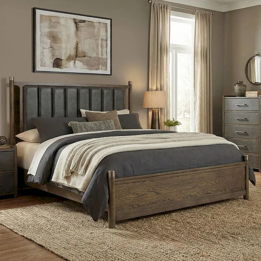 Furniture of America - Newent - E.King Bed - FM74009DW-EK-BED view 1