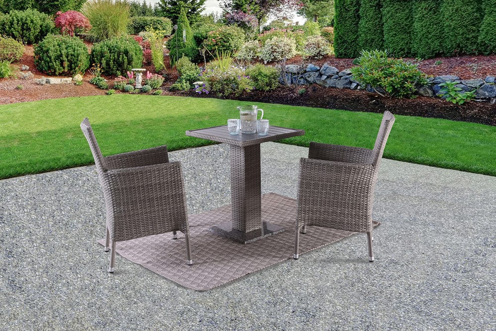 Furniture of America - Niambi 3 Pc. Patio Dining Set in Gray - FM80004GY-3PC-06GY View 1