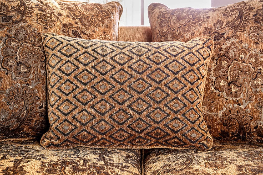 Furniture of America - Nicanor Sofa + Loveseat in Tan/Gold - SM6407-2PC View 4
