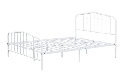Furniture of America - Nicoli Full Metal Bed in White - FM7900WH-F View 1