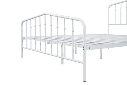 Furniture of America - Nicoli Full Metal Bed in White - FM7900WH-F View 3