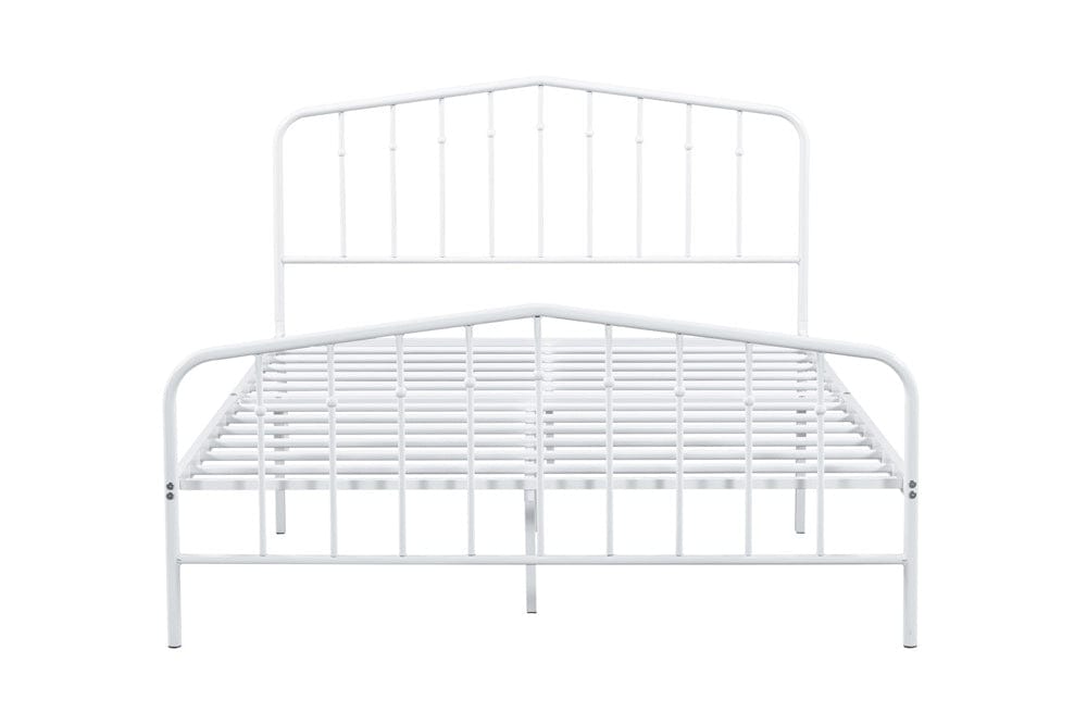 Furniture of America - Nicoli Full Metal Bed in White - FM7900WH-F View 6