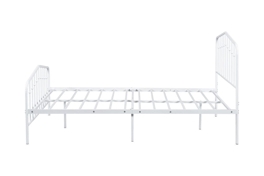Furniture of America - Nicoli Full Metal Bed in White - FM7900WH-F View 7