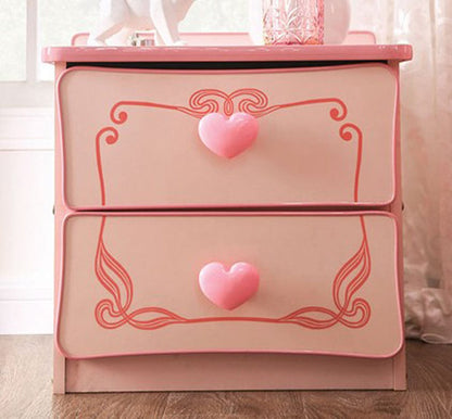 Furniture of America - Nightstand - Assembled Nightstand in Pink - CM7631N View 1
