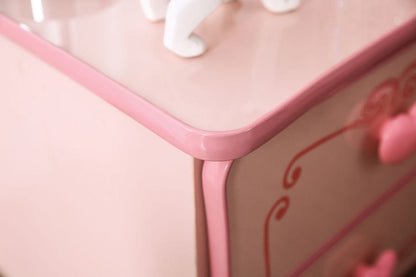 Furniture of America - Nightstand - Assembled Nightstand in Pink - CM7631N View 2
