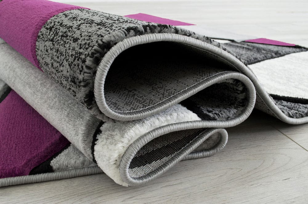Furniture of America - Niksar 5' X 7' Area Rug in Gray/Purple - RG5224 View 4