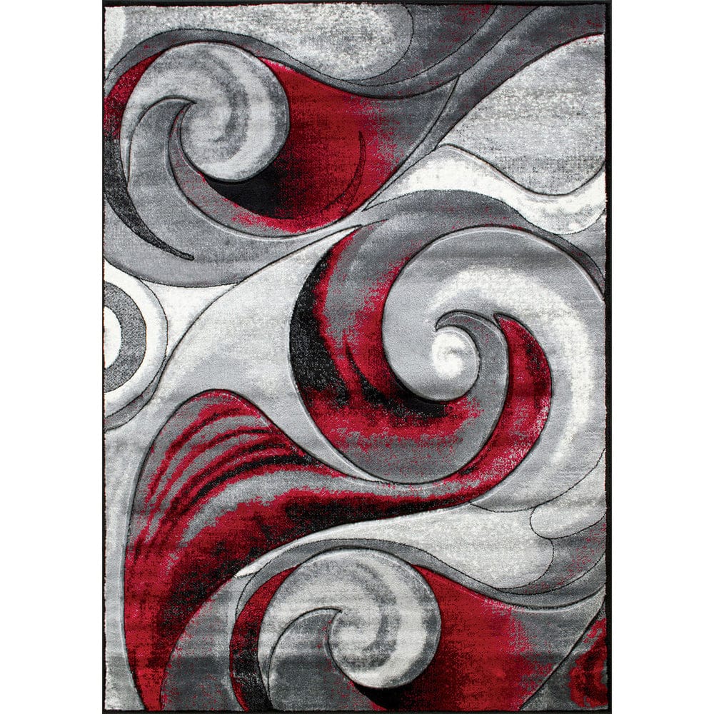 Furniture of America - Niksar 5' X 7' Area Rug in Red - RG5222 View 1