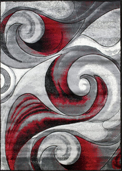 Furniture of America - Niksar 5' X 7' Area Rug in Red - RG5222 View 3