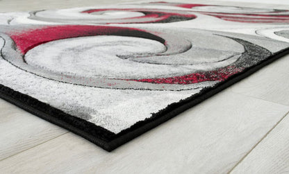 Furniture of America - Niksar 5' X 7' Area Rug in Red - RG5222 View 5