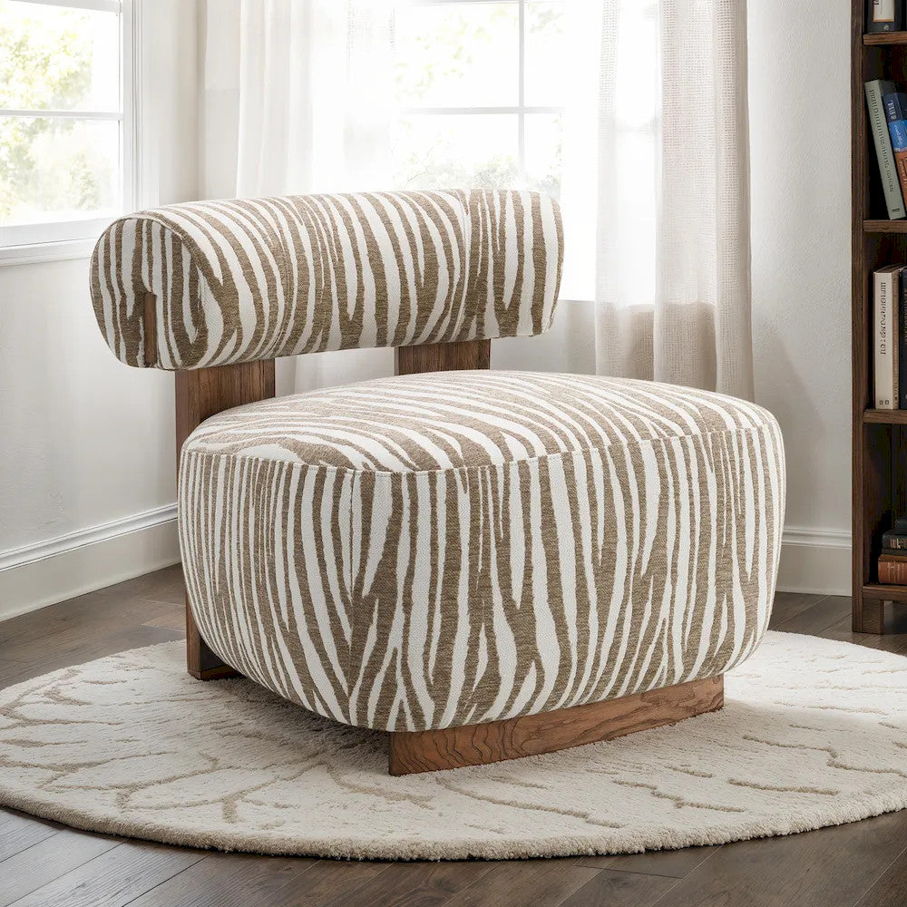 Furniture of America - Niobe - Accent Chair, Beige - FM-AC6007BG view 1