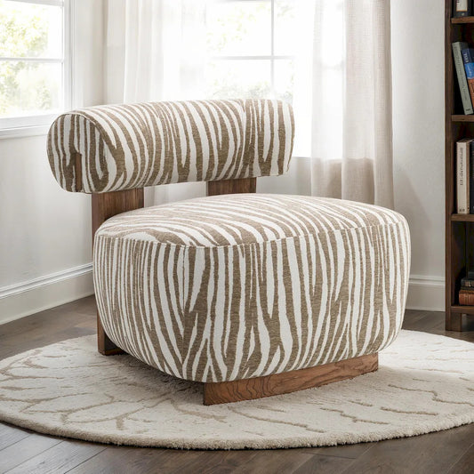Furniture of America - Niobe - Accent Chair, Beige - FM-AC6007BG view 1