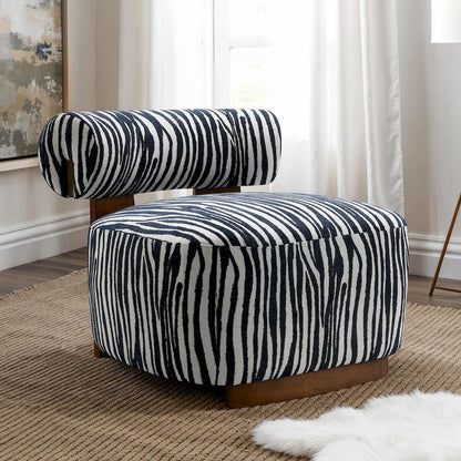 Furniture of America - Niobe - Accent Chair, Midnight Blue - FM-AC6007BL view 1