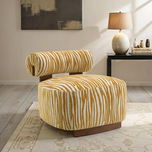 Furniture of America - Niobe - Accent Chair, Yellow - FM-AC6007YL view 2