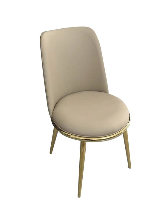 Furniture of America - Norelli Side Chair Set of 2 in Gold/Taupe - FM3701GD-SC-2PK View 1
