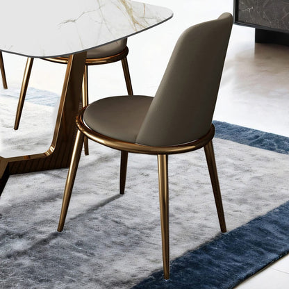 Furniture of America - Norelli Side Chair Set of 2 in Gold/Taupe - FM3701GD-SC-2PK View 2