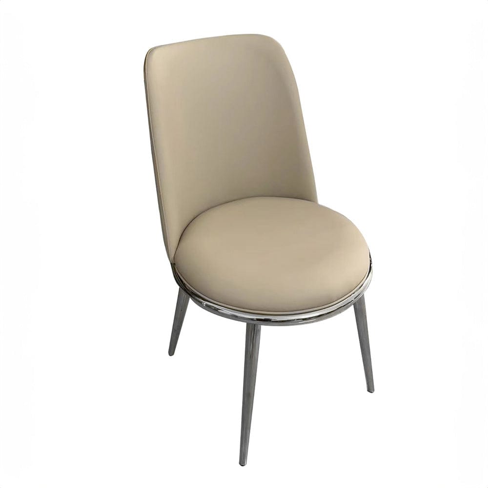 Furniture of America - Norelli Side Chair Set of 2 in Silver/Taupe - FM3701SV-SC-2PK View 1