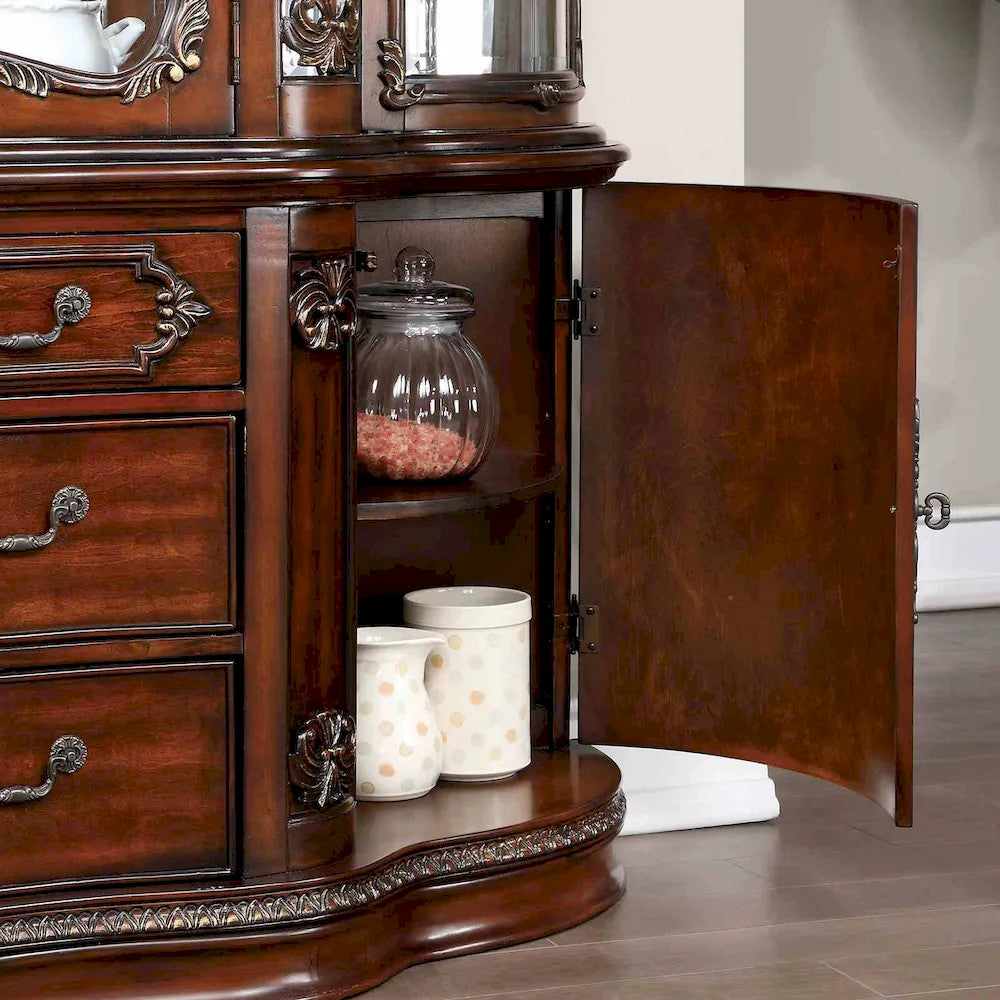 Furniture of America - Normandy - Hutch & Buffet - CM3145HB-SET view 6