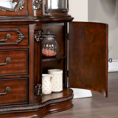 Furniture of America - Normandy - Hutch & Buffet - CM3145HB-SET view 6