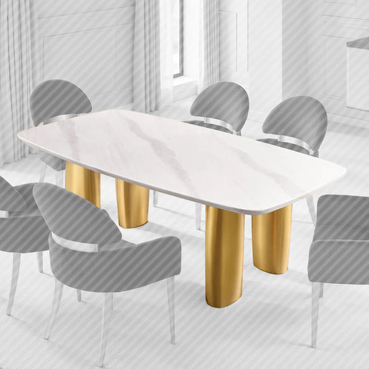 Furniture of America - Northall - Dining Table, White - FM37004WH-T-TABLE view 1