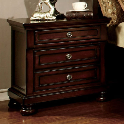 Furniture of America - Northville Nightstand w/ USB in Dark Cherry - CM7682N View 1