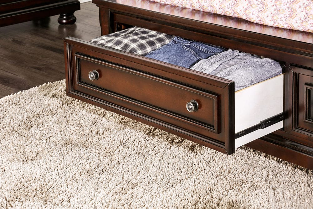 Furniture of America - Northville Queen Bed in Dark Cherry - CM7683Q-BED View 4