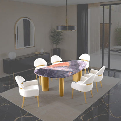 Furniture of America - Northwich 7 Pc. Dining Table Set - FM37006GY-T-7PC View 1