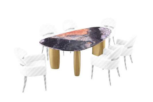 Furniture of America - Northwich - Dining Table - FM37006GY-T-TABLE view 1