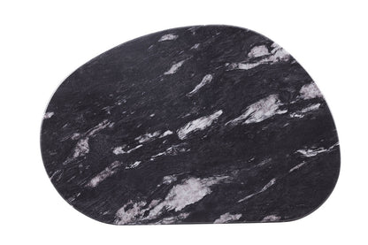 Furniture of America - Northwich Oval Coffee Table in Black/Gray/Matte Gold - FM47006GY-CO-TABLE View 2