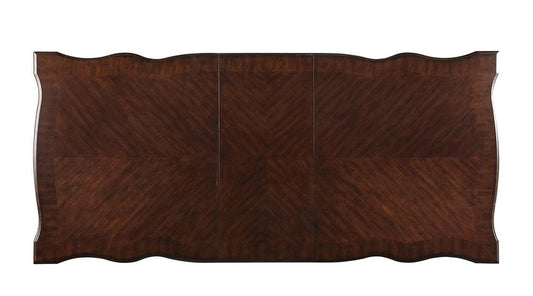 Furniture of America - Nouvelle Dining Table in Brown Cherry/Espresso - CM3256CH-T View 2