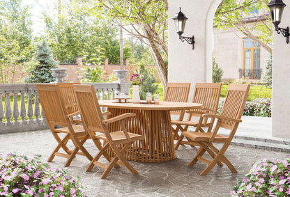 Furniture of America - Nusa Folding Arm Chair in Natural - GM-2037 View 2
