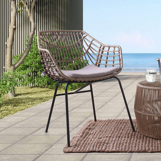 Furniture of America - Nya Patio Chair Set of 2 in Natural - FM80002NT-CH-2PK View 1