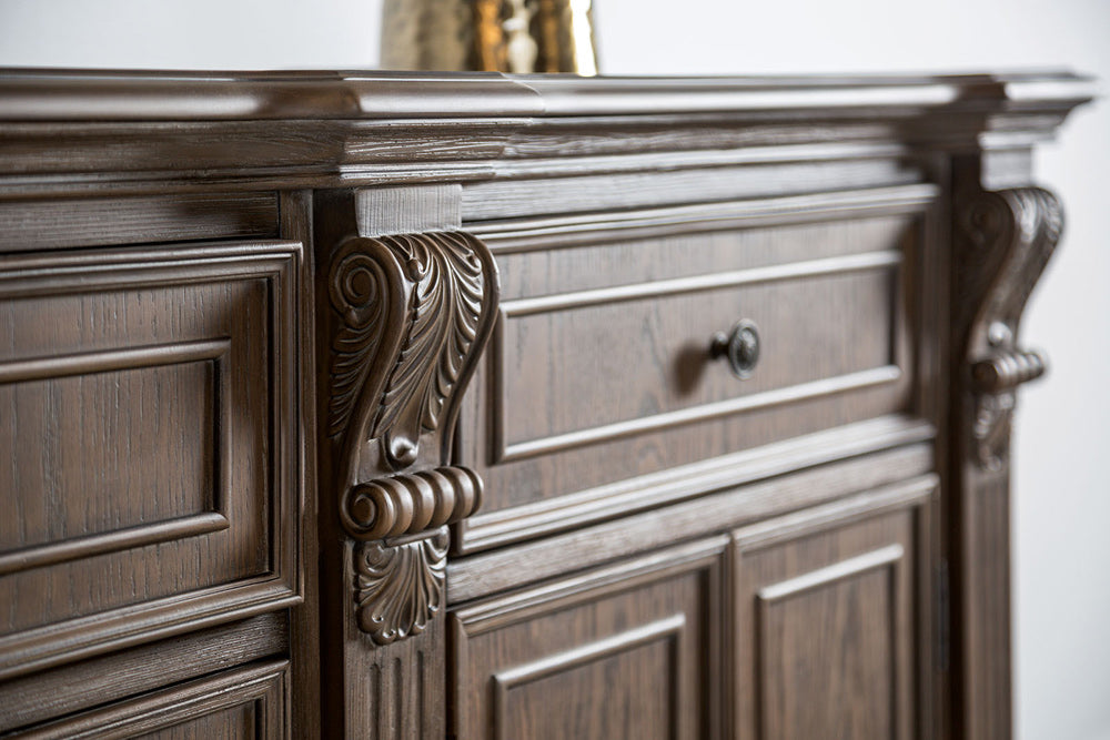 Furniture of America - Oakham Side Board in Weathered Oak - FM3418AK-SV View 3