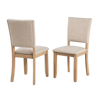 Furniture of America - Oberto - 4 Pc. Round Dining Table Set - Natural - SL3406NT-RT-5PC view 6