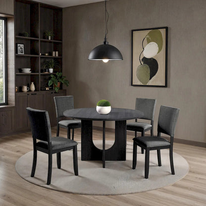Furniture of America - Oberto - Round Dining Table - SL3406DG-RT view 2