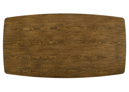 Furniture of America - Oberwil Dining Table in Antique Oak/Black/Gray - CM3548A-T View 4