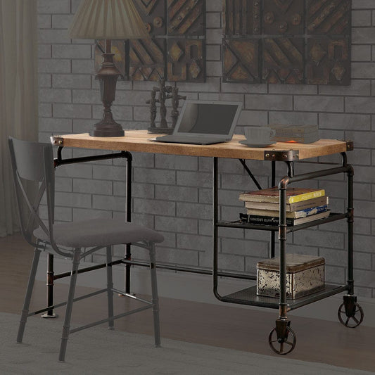 Furniture of America - Olga Desk in Antique Black - CM-DK6913 View 1