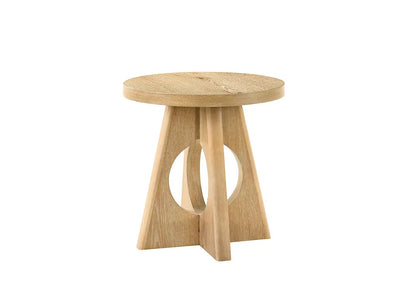 Furniture of America - Olgod - Round End Table - Oak - FM4223AK-E view 1
