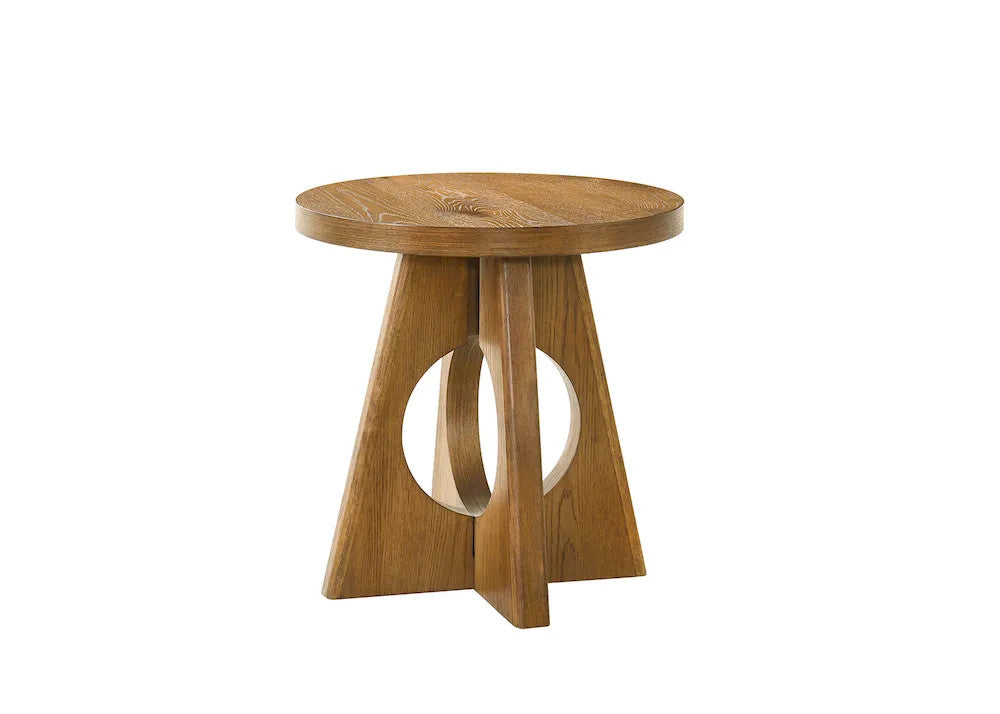 Furniture of America - Olgod - Round End Table - Walnut - FM4223WN-E view 1