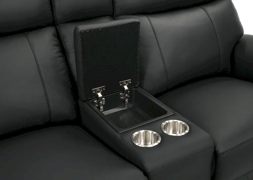 Furniture of America - Oliverus - Power Sectional, Black - FM69009BK-SECT-PM view 7