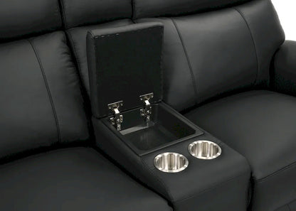 Furniture of America - Oliverus - Power Sectional, Black - FM69009BK-SECT-PM view 7