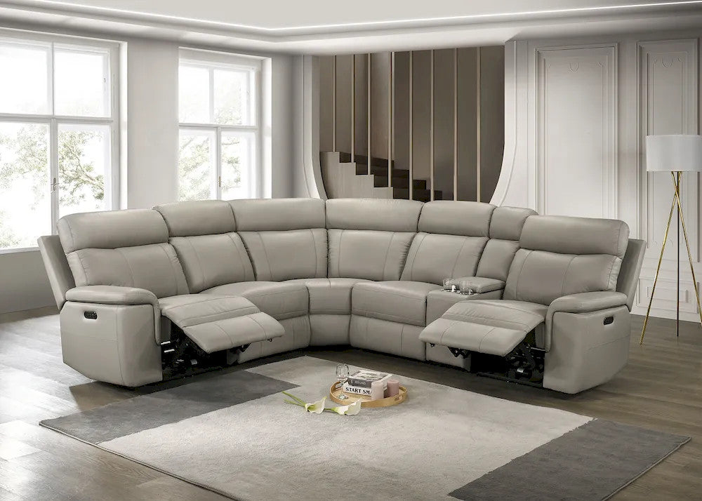 Furniture of America - Oliverus - Power Sectional, Taupe - FM69009TP-SECT-PM view 2