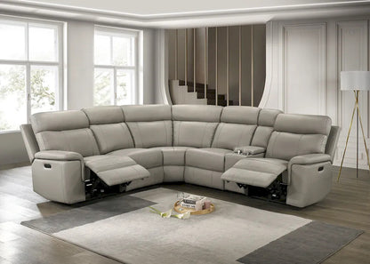 Furniture of America - Oliverus - Power Sectional, Taupe - FM69009TP-SECT-PM view 2