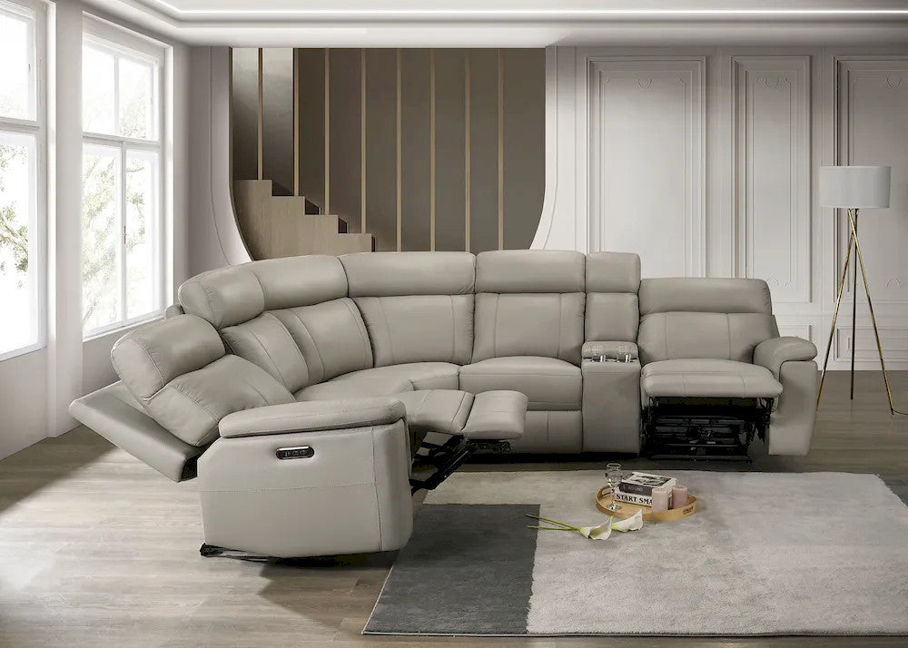 Furniture of America - Oliverus - Power Sectional, Taupe - FM69009TP-SECT-PM view 3