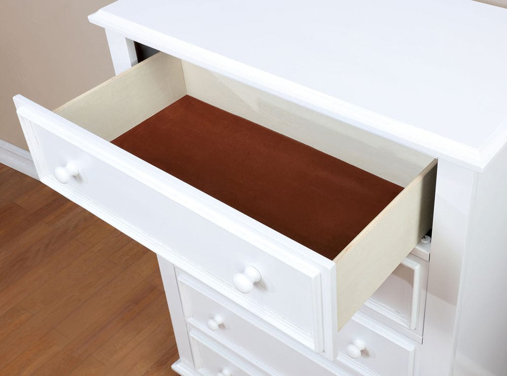 Furniture of America - Olivia Chest in White - CM7155WH-C View 2
