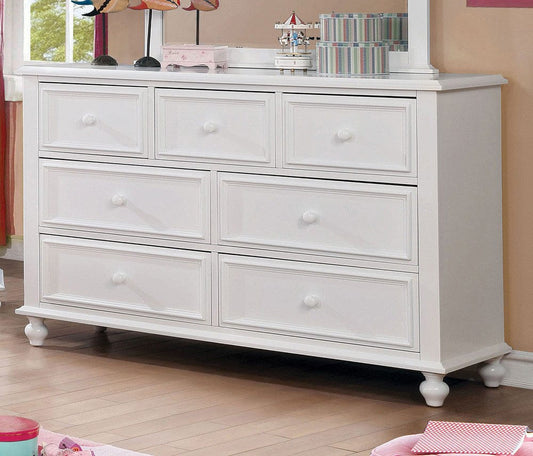 Furniture of America - Olivia Dresser in White - CM7155WH-D View 1