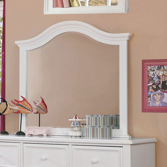 Furniture of America - Olivia Mirror in White - CM7155WH-M View 1