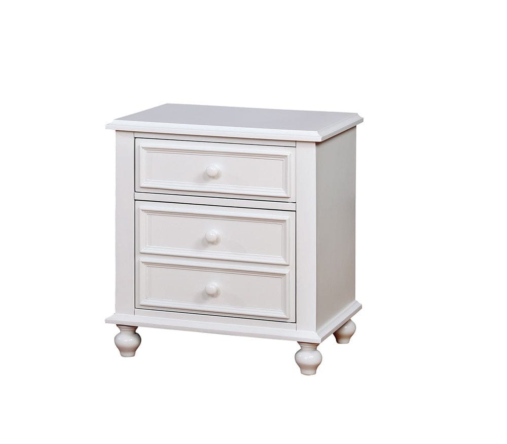 Furniture of America - Olivia Nightstand in White - CM7155WH-N View 1